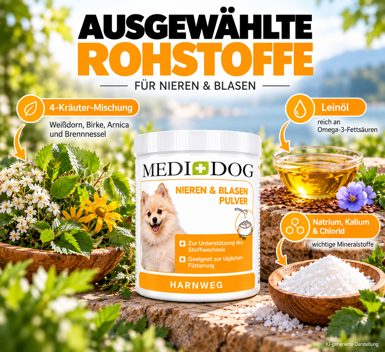 MEDIDOG Nieren & Blasen Pulver