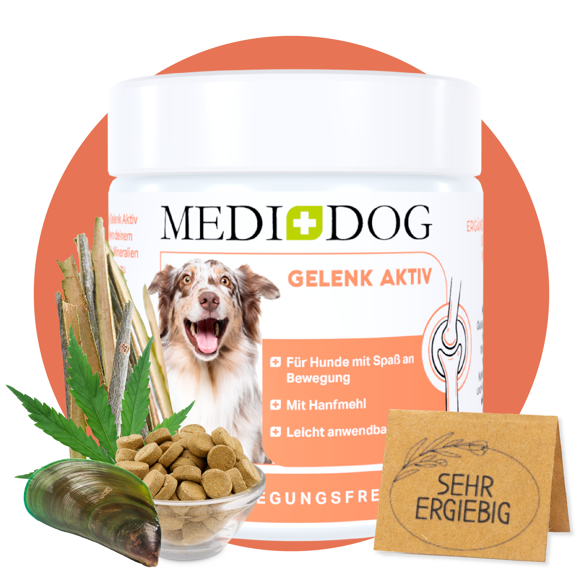 MEDIDOG Gelenk Aktiv Tabletten für Hunde MEDIDOG Gelenk Aktiv Tabletten für Hunde