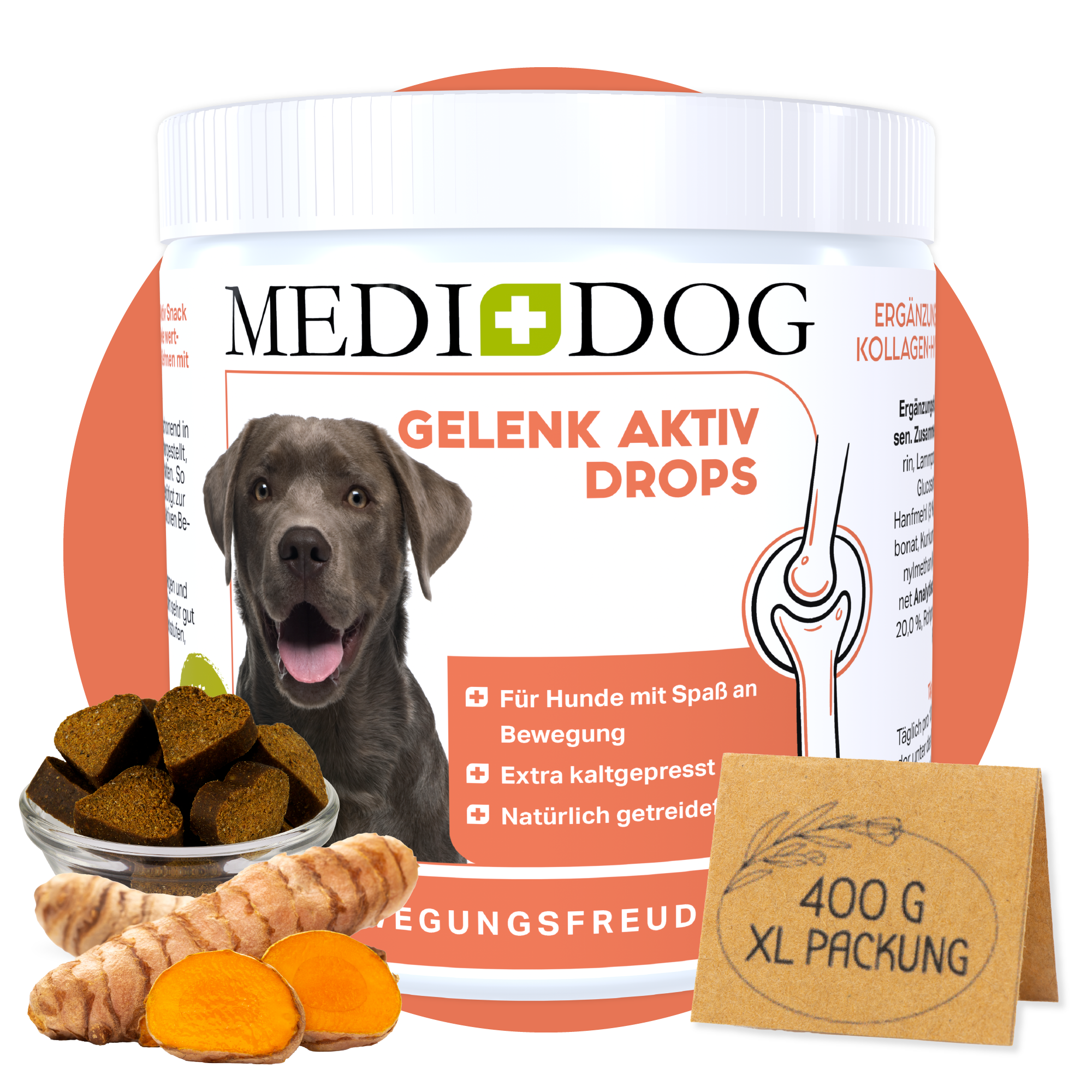 MEDIDOG Gelenk Aktiv Drops zur Unterstützung von Knochen und Gelenken bei Hunden MEDIDOG Gelenk Aktiv Drops zur Unterstützung von Knochen und Gelenken bei Hunden