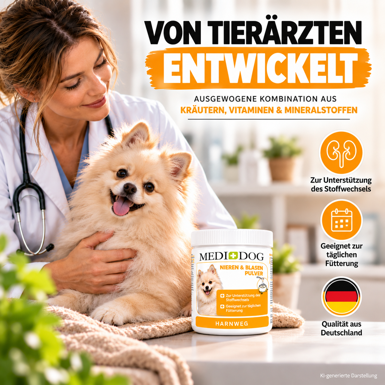 MEDIDOG Nieren & Blasen Pulver