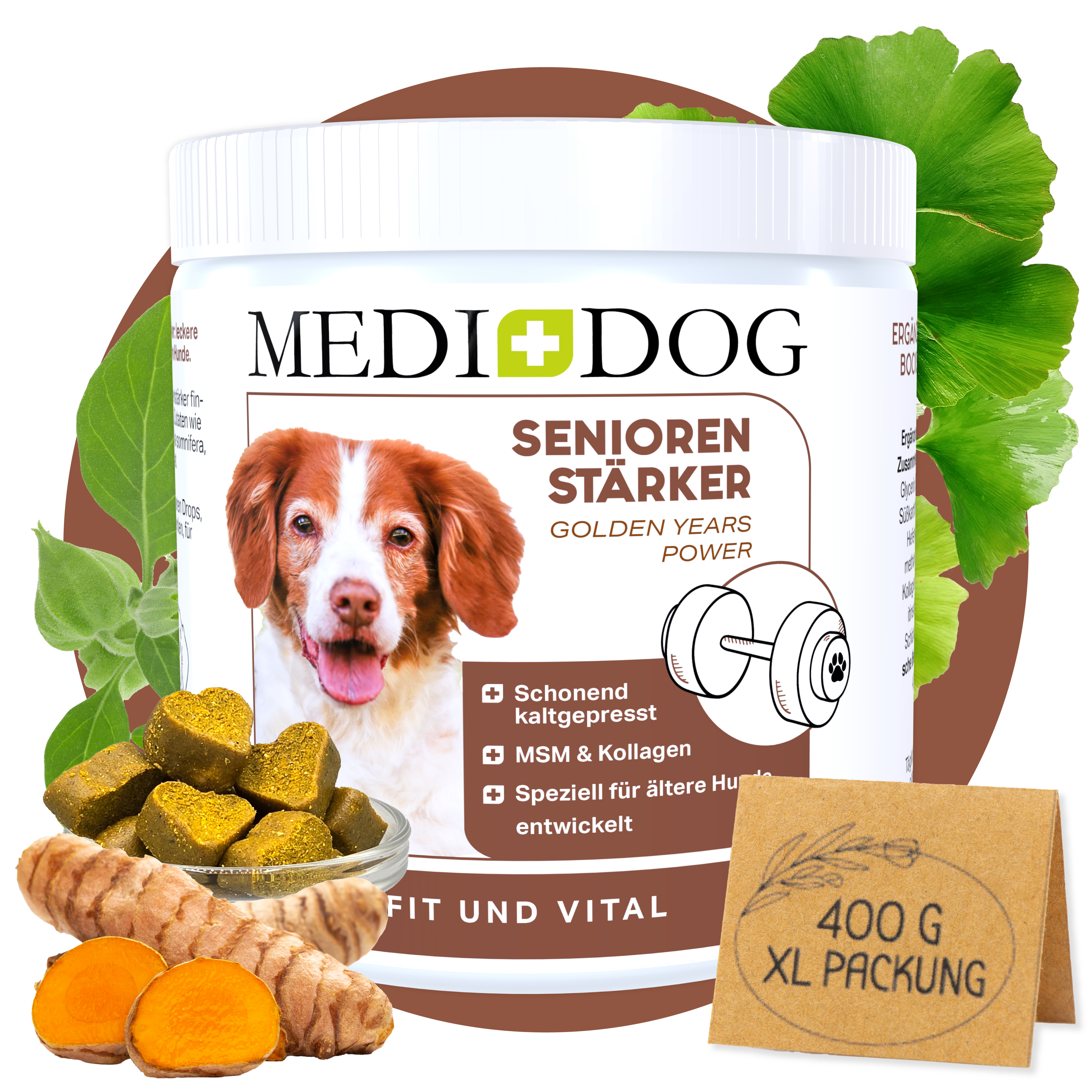 MEDIDOG Seniorenstärker Drops für ältere Hunde MEDIDOG Seniorenstärker Drops für ältere Hunde