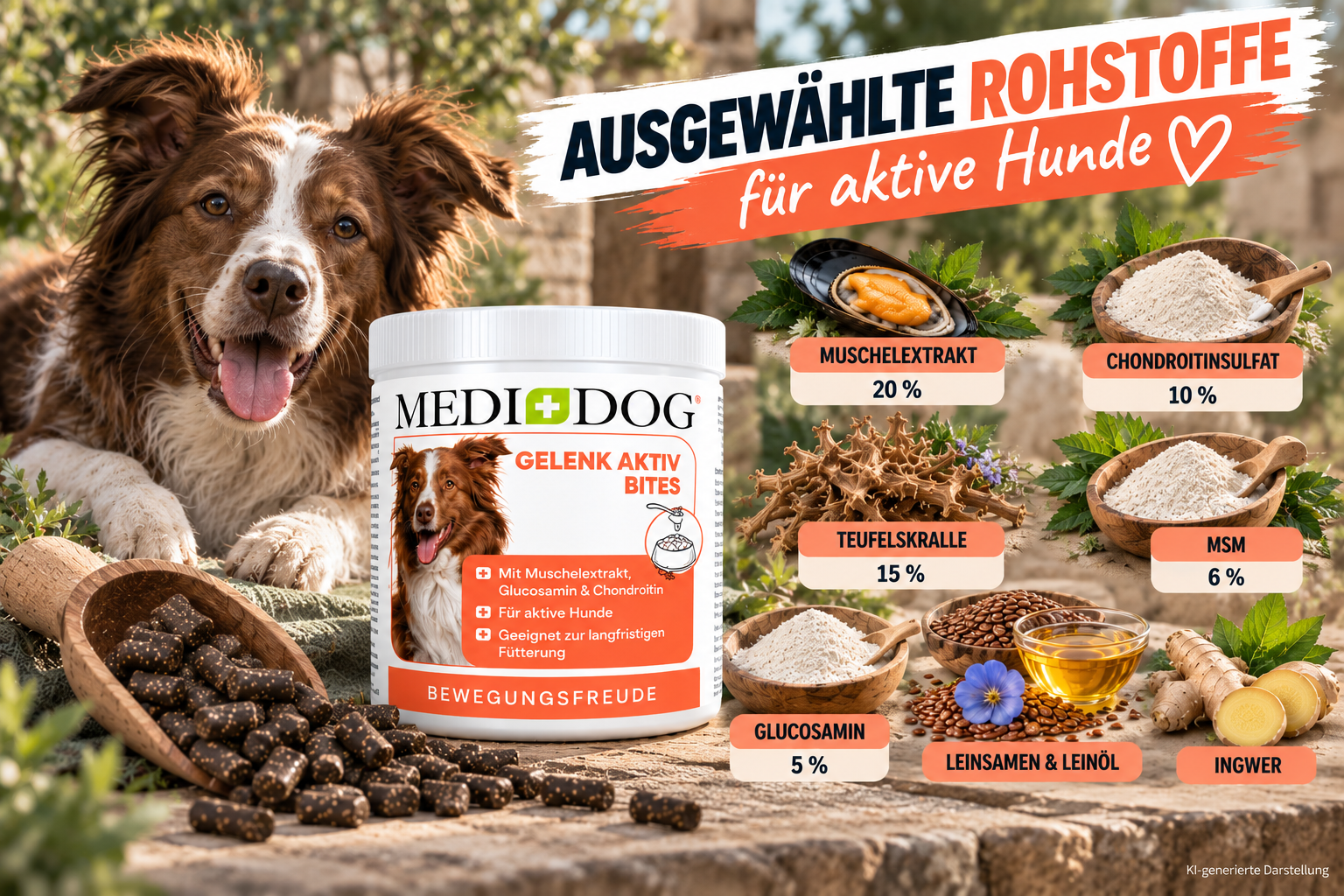 MEDIDOG Gelenk Aktiv Bites