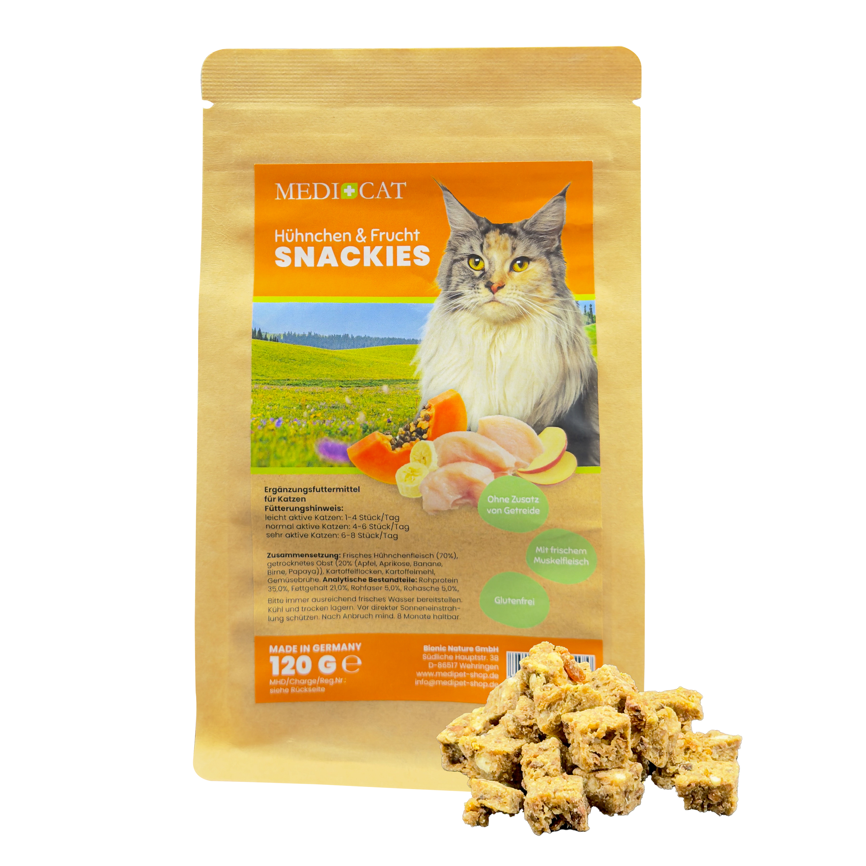 MEDICAT Hühnchen&Frucht SNACKIES