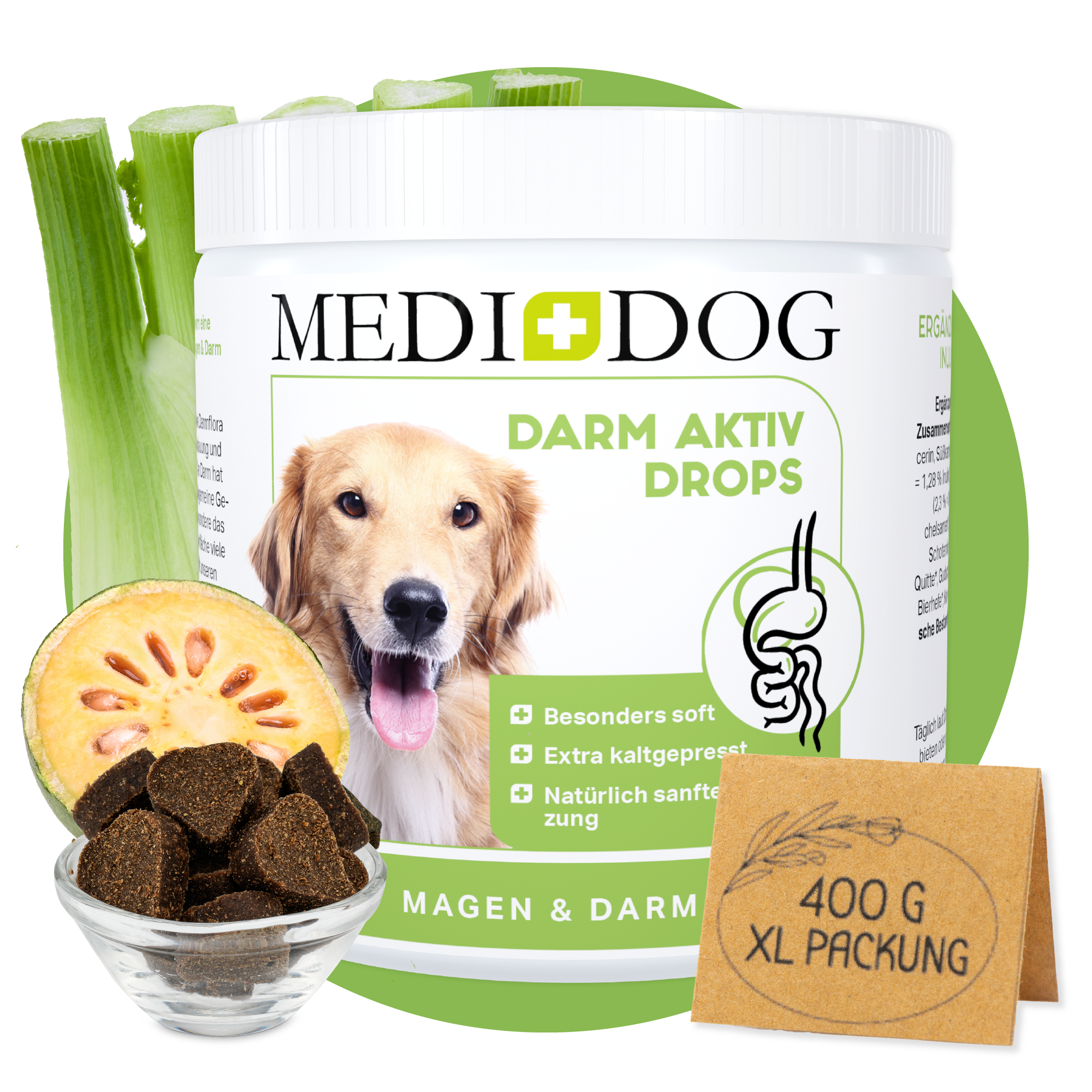 MEDIDOG Darm Aktiv Drops zur Harmonisierung von Magen & Darm bei Hunden MEDIDOG Darm Aktiv Drops zur Harmonisierung von Magen & Darm bei Hunden
