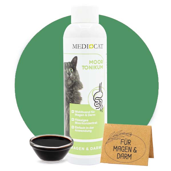 MEDICAT Moor Tonikum für Katzen zur Unterstützung von Magen & Darm MEDICAT Moor Tonikum für Katzen zur Unterstützung von Magen & Darm