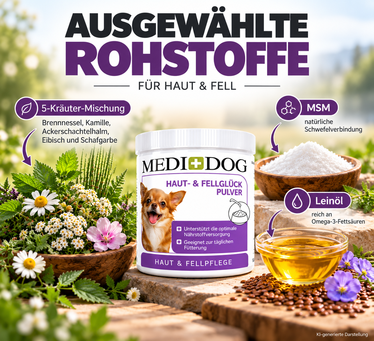 MEDIDOG Haut- & Fellglück Pulver