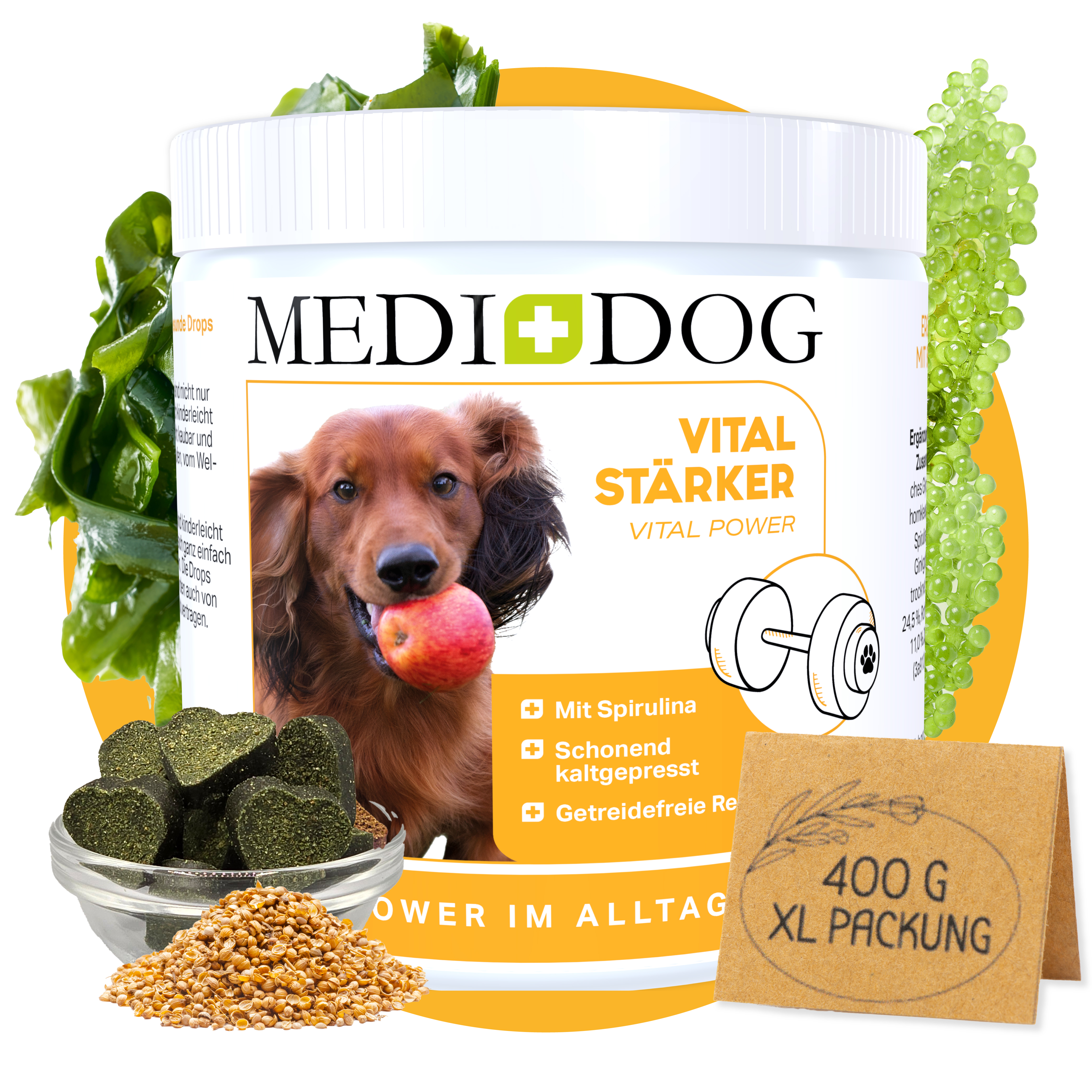 MEDIDOG Vitalstärker: kaltgepresste Funktionsdrops für Hunde MEDIDOG Vitalstärker: kaltgepresste Funktionsdrops für Hunde