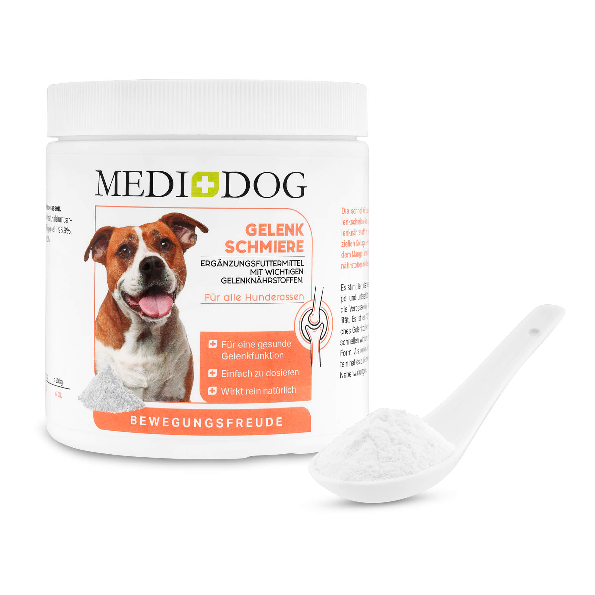 Medidog Gelenkschmiere - natürliche Gelenk-Power für fitte Gelenke und Knochen für Hunde
