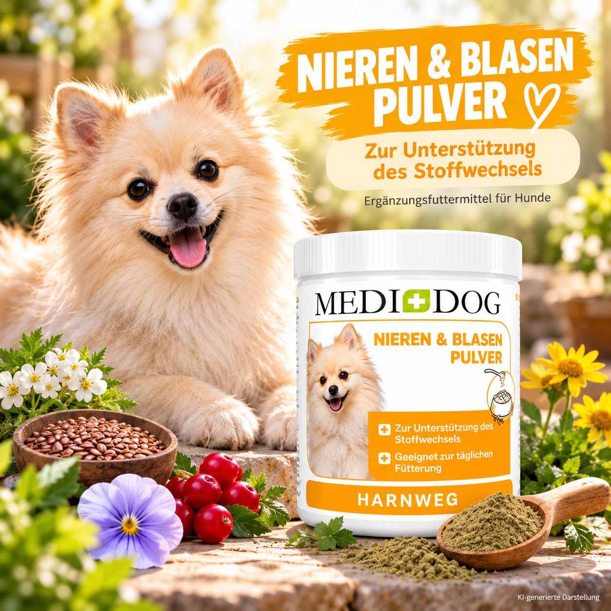 MEDIDOG Nieren & Blasen Pulver